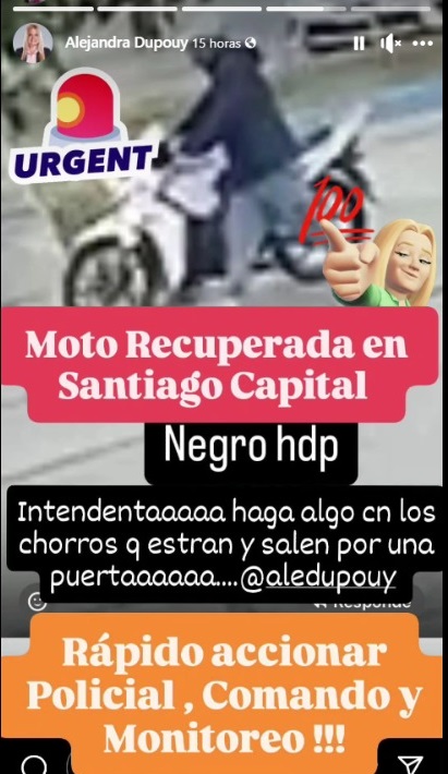 Gracias a las Cámaras de Seguridad del Municipio pudieron identificar y recuperar la moto robada 2 WhatsApp Image 2024 12 14 at 06.07.30