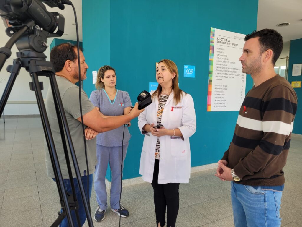 VIH: Desde el Hospital diagraman actividades y realizan Test rápidos, seguros y confidenciales 2 nota hopital