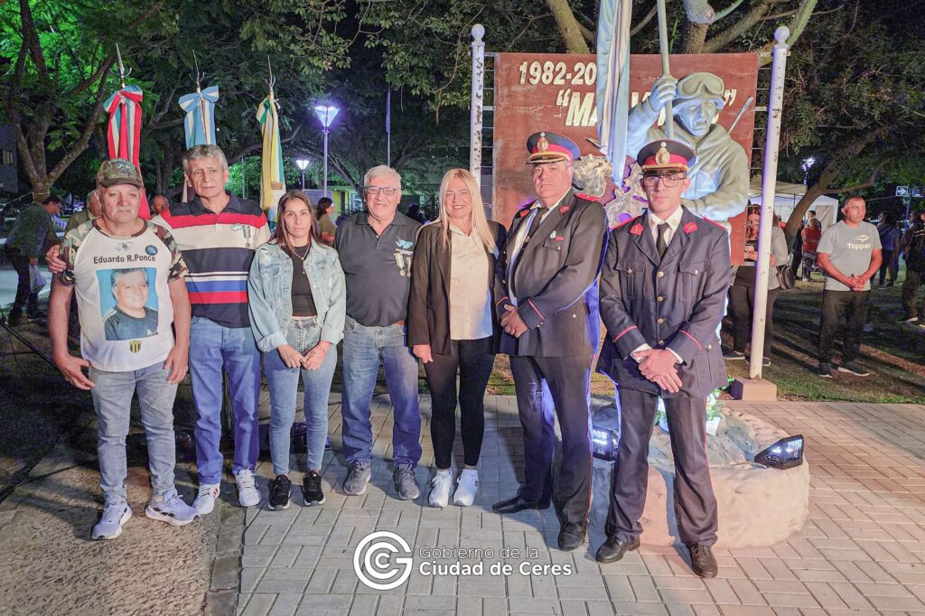 Ceres conmemoró el día de los Veteranos y caídos en la Guerra de Malvinas 2 acto malvinas