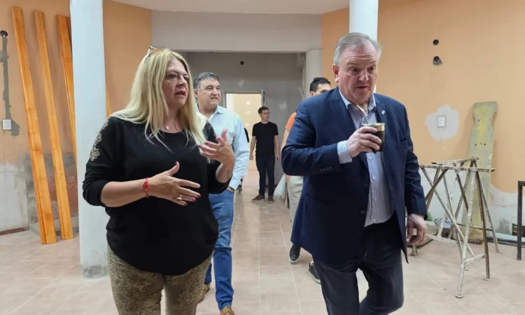 El senador Michlig recorrió obras en marcha en la ciudad de Ceres y firmó convenios de infraestructura vial para MMyCC 2 obras ceres 3