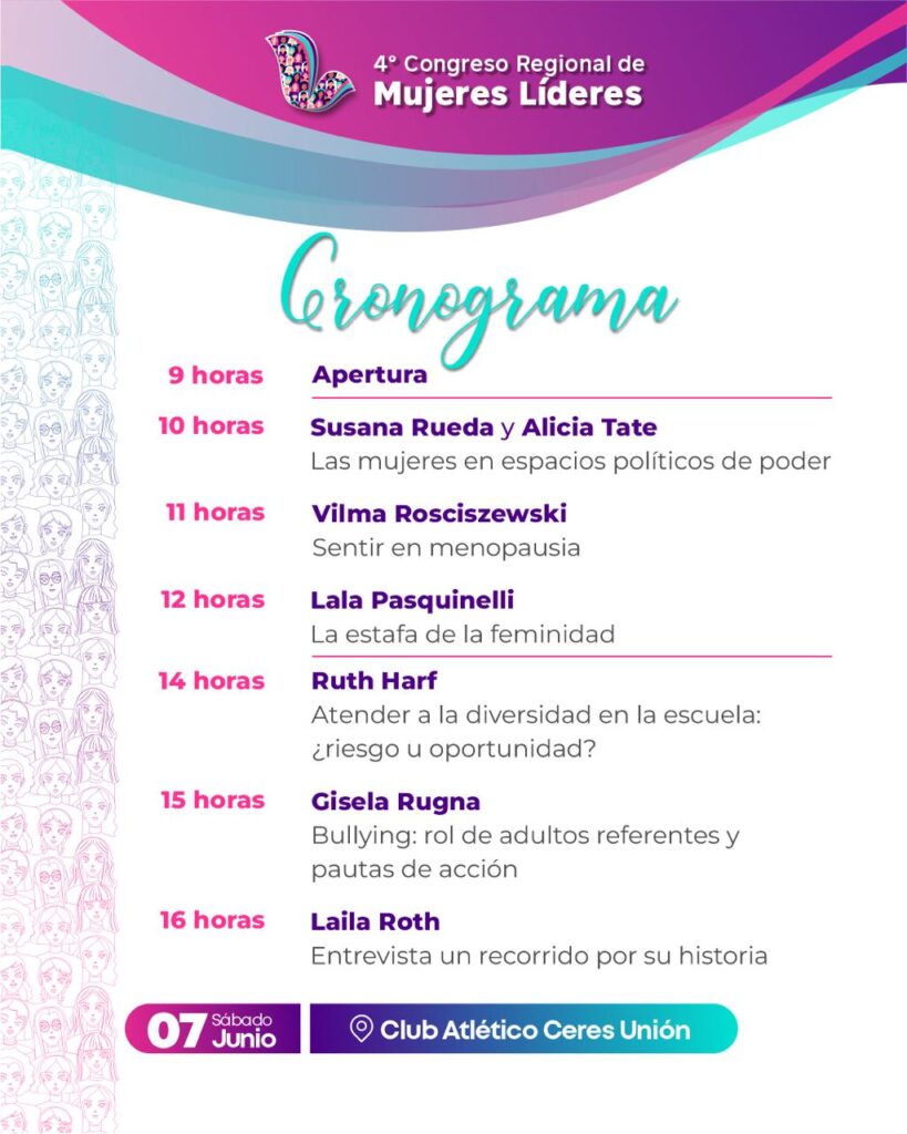 Con gran expectativa se viene el 4° Congreso de Mujeres Líderes 3 programa mujeres