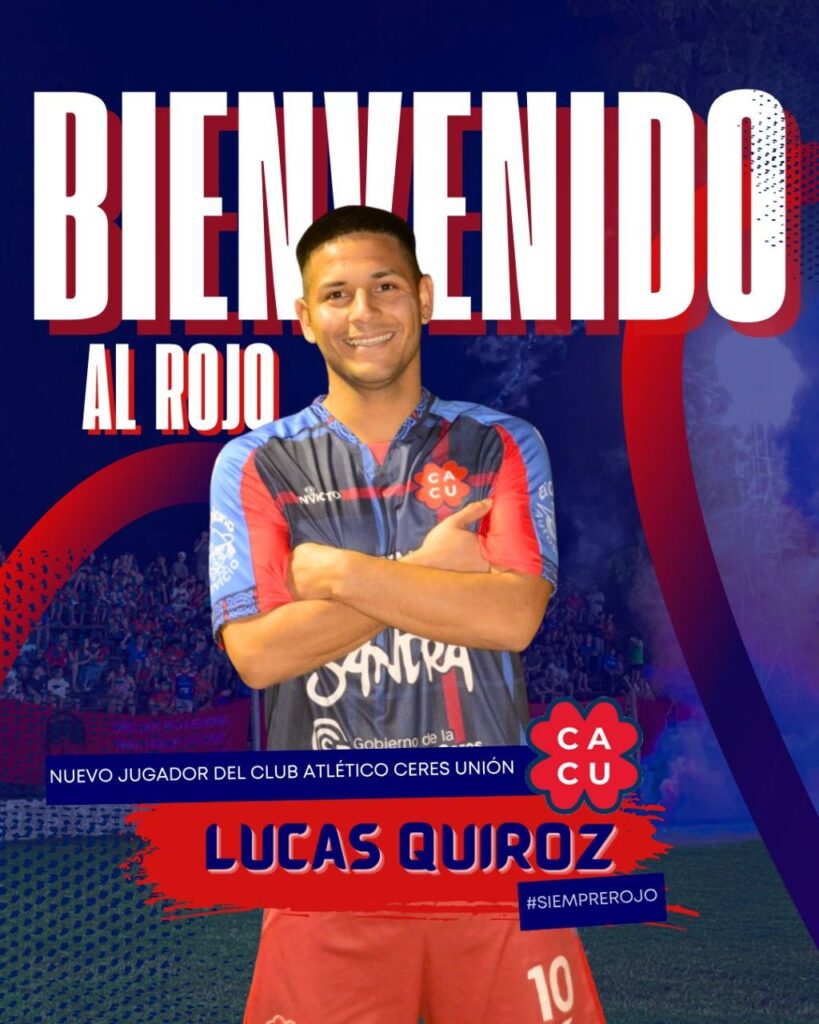 Liga Regional Ceresina: El CACU presentó dos nuevos refuerzos 2 quiroz