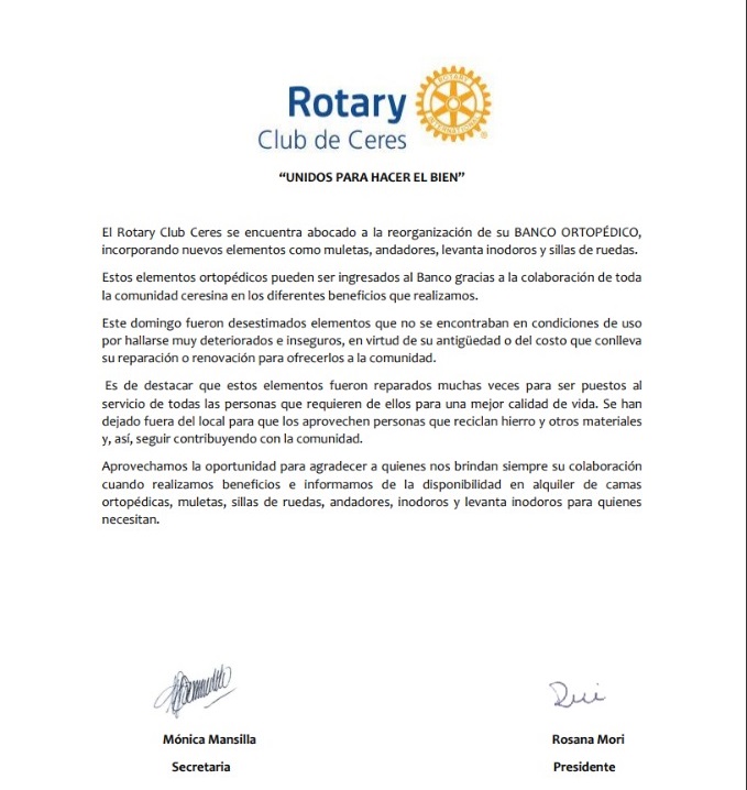 Rotary Club Ceres renueva su Banco Ortopédico 2 WhatsApp Image 2025 09 22 at 8.14.36 AM