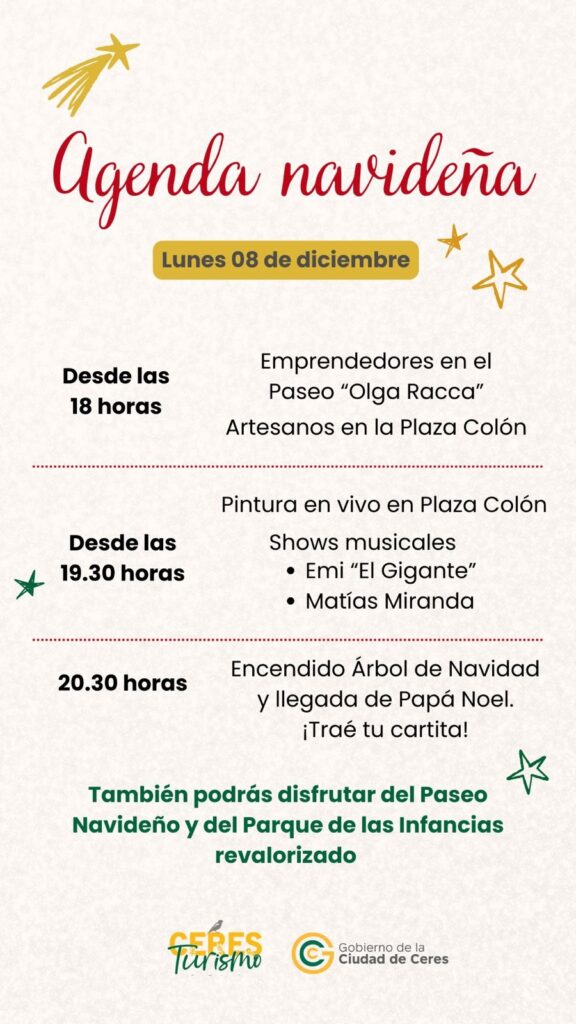 El Gobierno se prepara para encender el Arbolito y realizar actividades navideñas 2 1ab965a4 14e3 4b93 8ff1 f430c4eb2c5a