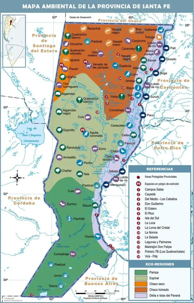que tipos de clima tiene la provincia de santa fe 1