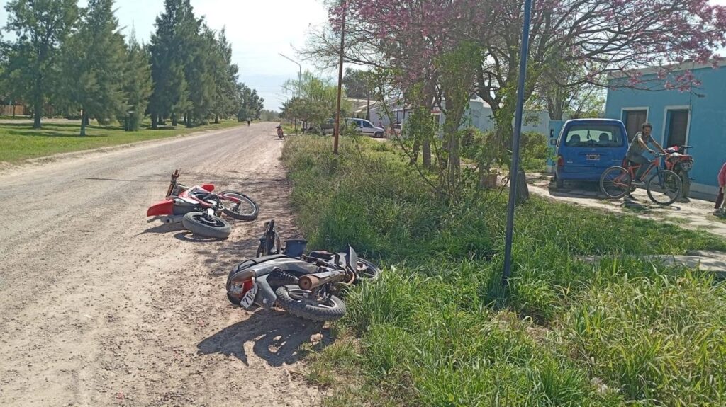 accidente en moto