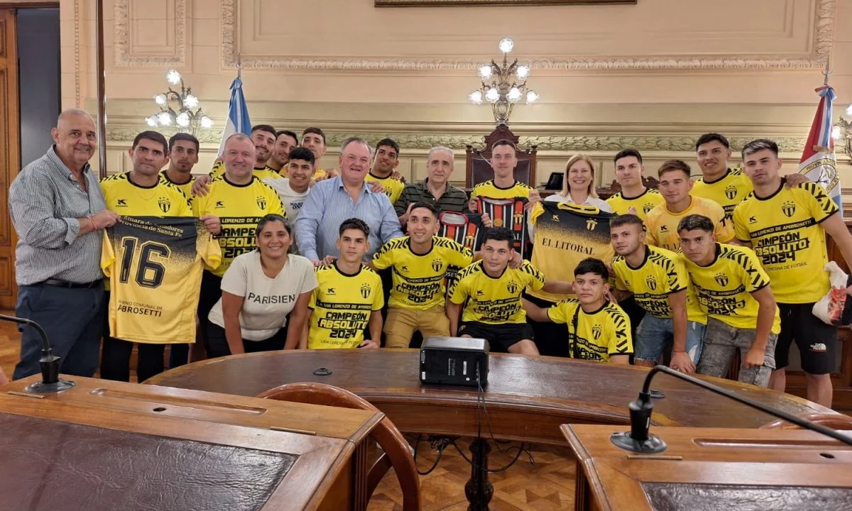 El plantel Campeón del CASLA fue recibido por la vicegobernadora y reconocido por la dirigencia de AFA 1 casla legislatura 1