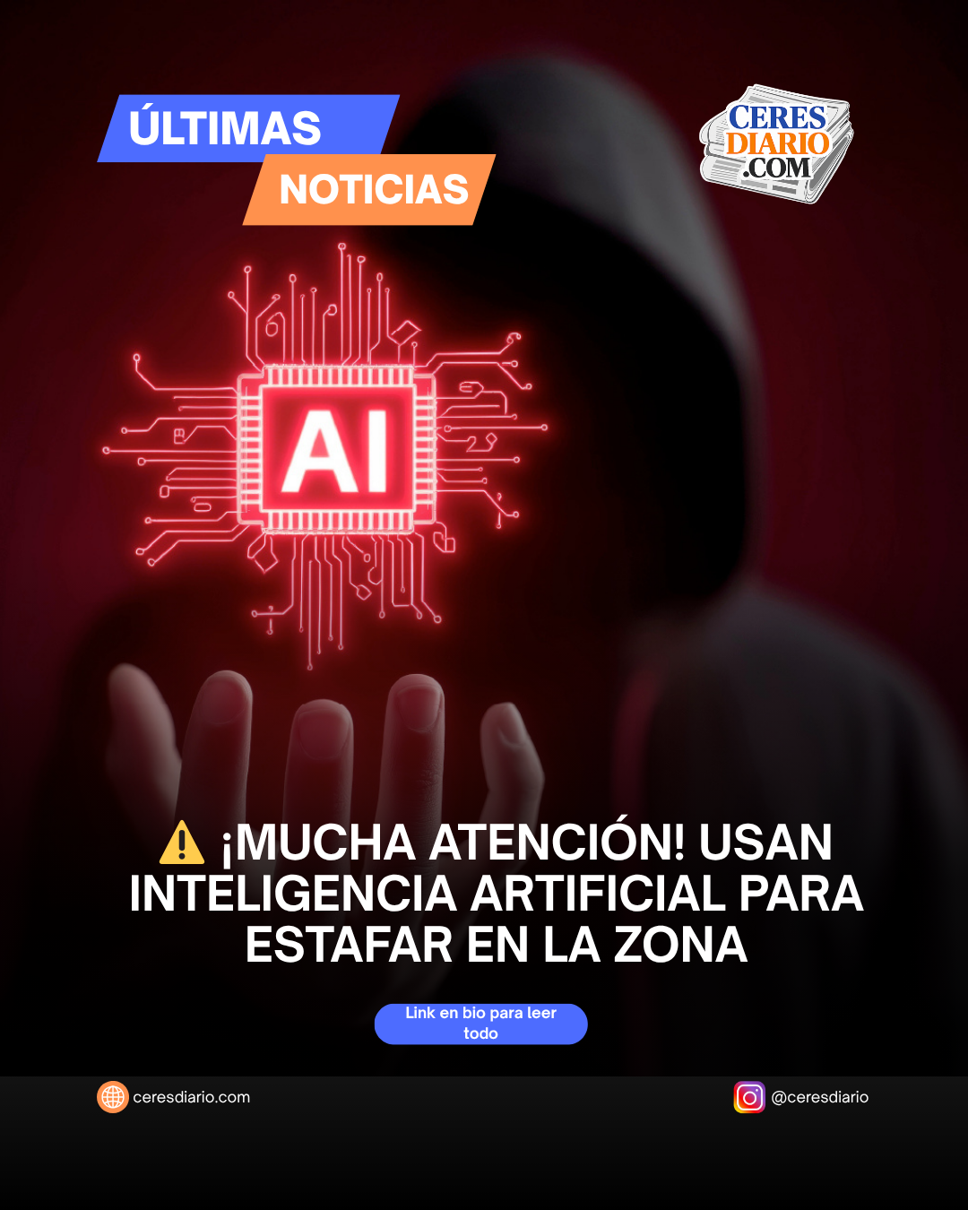 Red Black and White Dynamic Breaking News Update Instagram Post 3