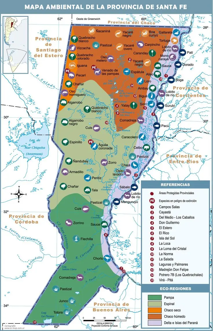 que tipos de clima tiene la provincia de santa fe 1