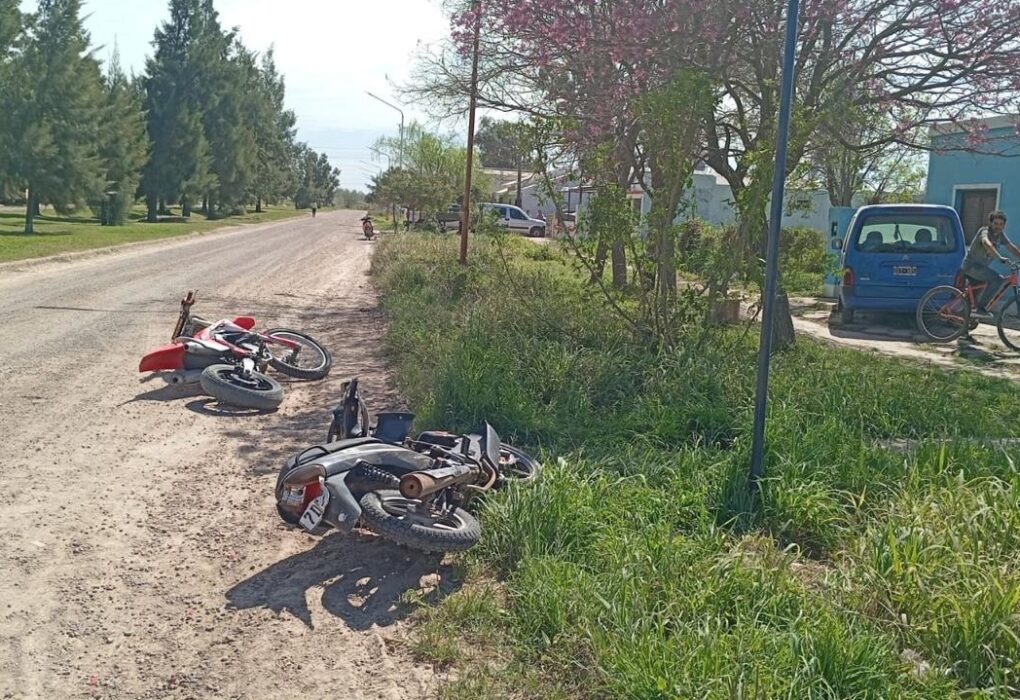 accidente en moto