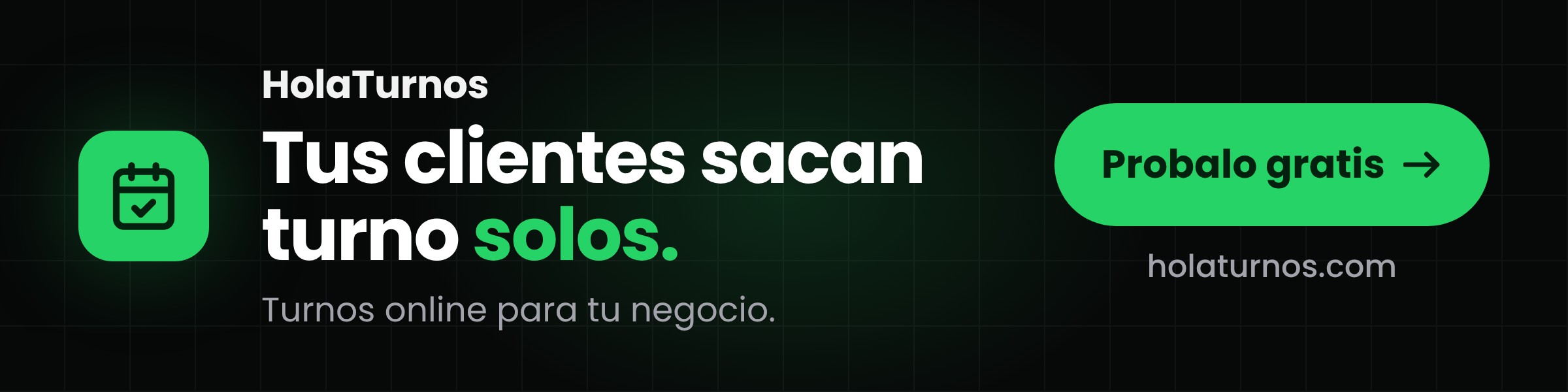 HolaTurnos: turnos online para tu negocio